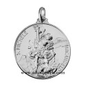 18 kt gold Saint Michael the Archangel medal