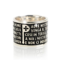 Tuum anello Padre Nostro argento 925