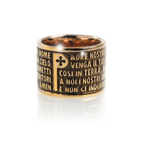 Tuum anello Padre Nostro argento 925