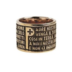 Tuum anello Padre Nostro argento 925