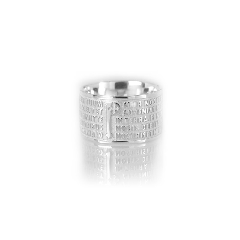 Tuum 925 sterling silver Our Father ring