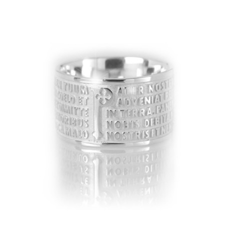 Tuum anello Padre Nostro argento 925