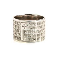 Tuum anello Padre Nostro argento 925