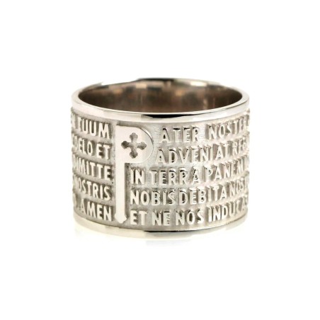 Tuum anello Padre Nostro argento 925