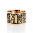 Tuam 925 sterling silver Hail Mary ring