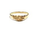 Anello fede di Santa  Rita oro 18 kt