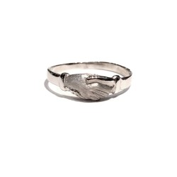 Anello fede di Santa  Rita oro 18 kt