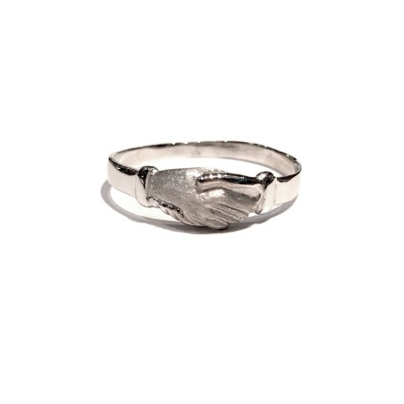Anello fede di Santa  Rita oro 18 kt
