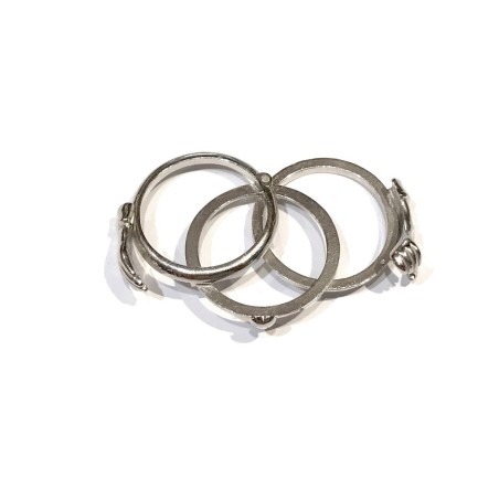 Anello fede di Santa  Rita argento 925