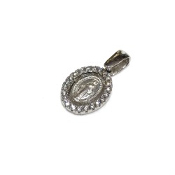 18 kt gold miraculous Madonna medal