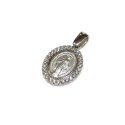 Medaglia Madonna miracolosa oro 18 kt