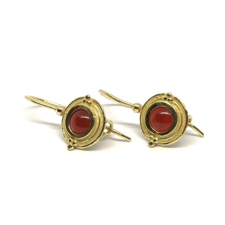 Fabula etrusca 18 kt gold earrings