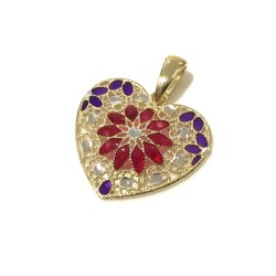 925 sterling silver Florence style pendent