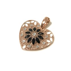 925 sterling silver Florence style pendent