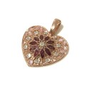 925 sterling silver Florence style pendent