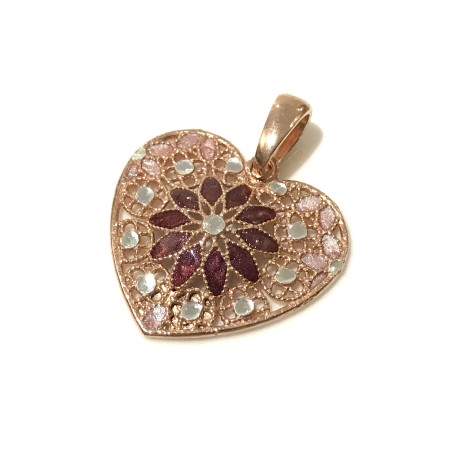 925 sterling silver Florence style pendent