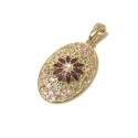 925 sterling silver Florence style pendent