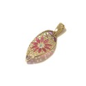 925 sterling silver Florence style pendent
