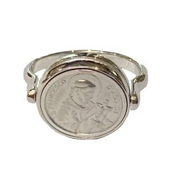 Anello SAN FRANCESCO SANTA CHIARA argento 925