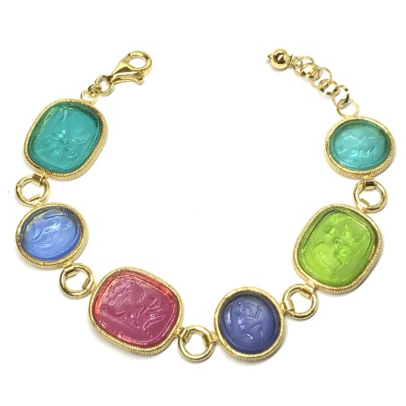 Michelangelo gioielli bracciale paste vitree