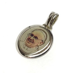 Medaglia di Papa Francesco argento 925