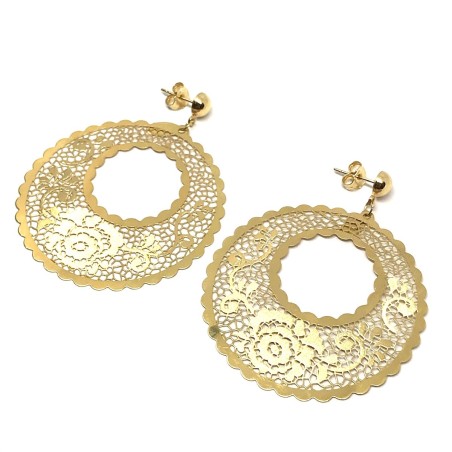 Neonero 18 kt gold earrings