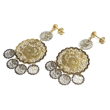 Neonero 18 kt gold earrings