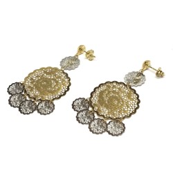 Neonero orecchini oro 18 kt