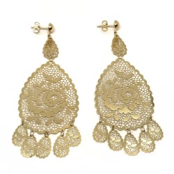 Neonero 18 kt gold earrings