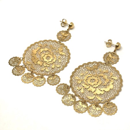 Neonero orecchini oro 18 kt