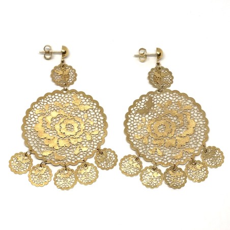 Neonero orecchini oro 18 kt