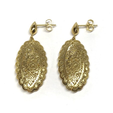 Neonero orecchini oro 18 kt