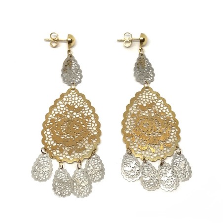 Neonero orecchini oro 18 kt