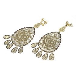 Neonero orecchini oro 18 kt