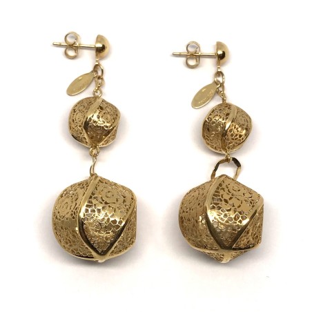 Neonero orecchini oro 18 kt