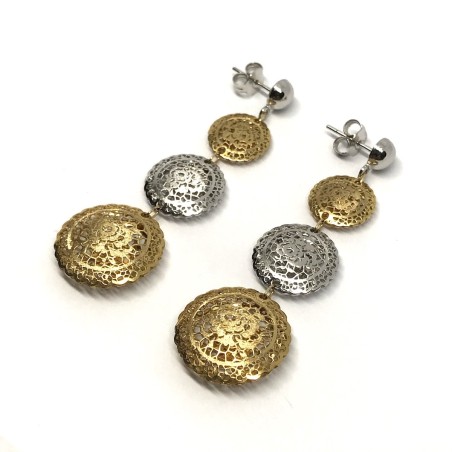 Neonero 18 kt gold earrings