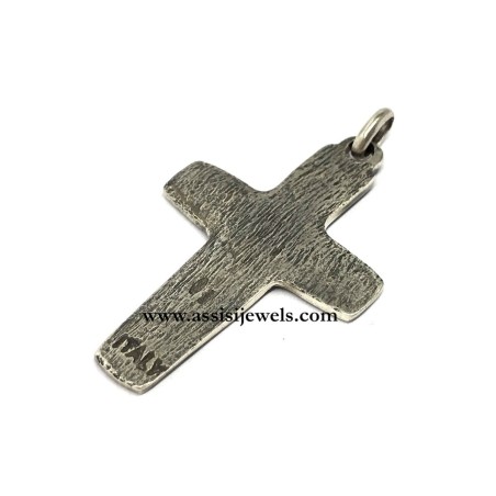 Croce del buon pastore in argento 925