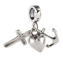 Tedora Italy charm faith hope charity