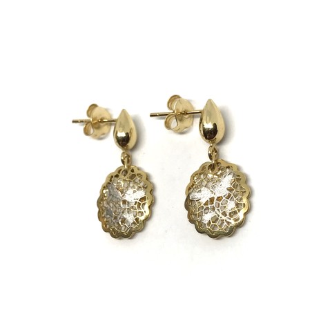 Neonero 18 kt gold earrings