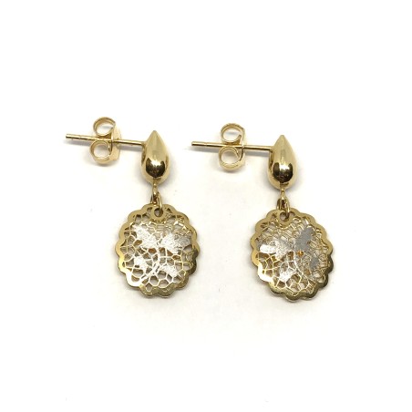 Neonero orecchini oro 18 kt