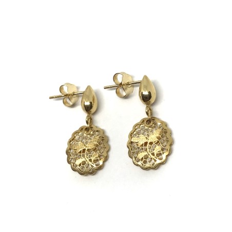 Neonero orecchini oro 18 kt