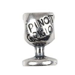 Trdora Italy charm pinot grigio glass