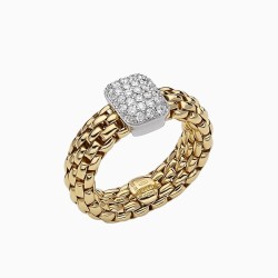 18 Kt Gold Fope Ring