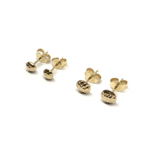 Orecchini Novello oro 18 kt