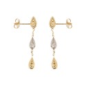 Orecchini Novello oro 18 kt