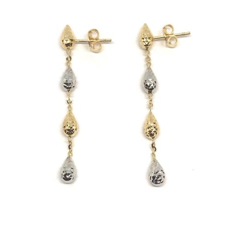 Orecchini Novello oro 18 kt
