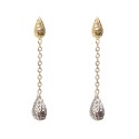 Orecchini Novello oro 18 kt