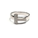 Anello Tau argento 925