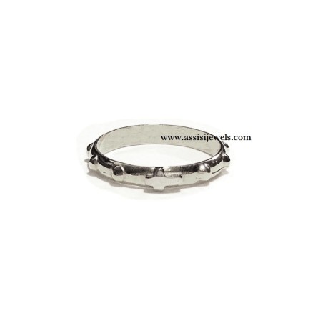 Anello rosario in argento 925