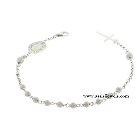 925 sterling silver rosary bracelet